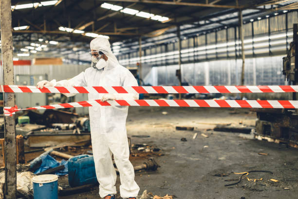 Professional Biohazard technician working in Henderson, NE